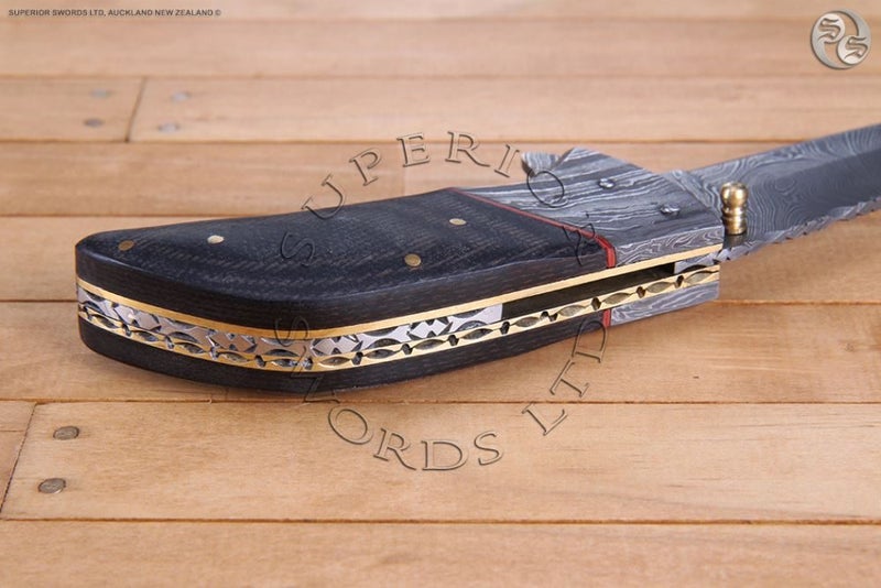 Damascus Knife - Bison II Carousel 2