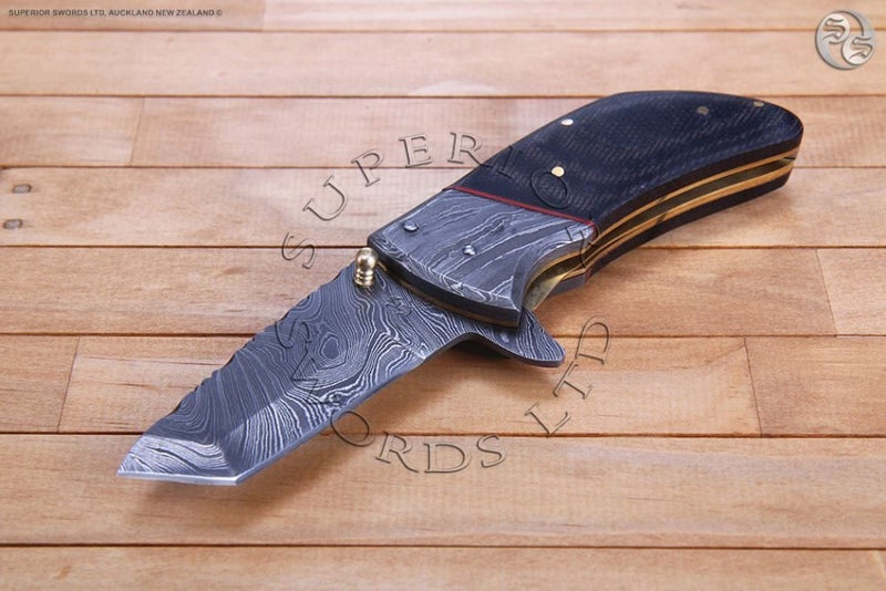 Damascus Knife - Bison II Carousel 4