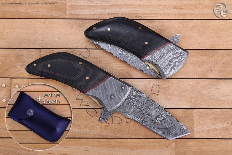 Damascus Knife - Bison II Carousel 1