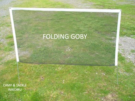 Nacsan Whitebait Folding Goby 1500mm x 900mm NZ Made 5yr Warranty Carousel 1