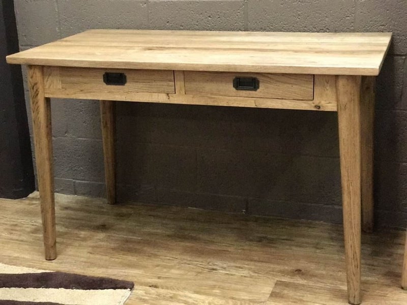 Urbano Interiors American Oak 2 Drawer Desk Trade Me