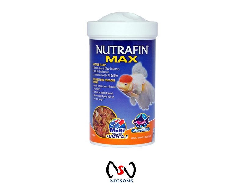 Nutrafin Max Goldfish Flakes Food - 77g Carousel 1