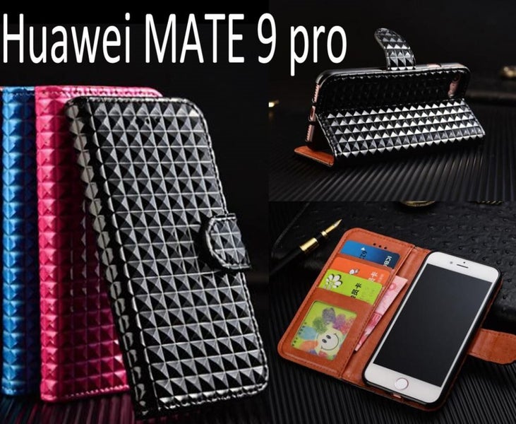 Huawei MATE 9 pro Leather Wallet Case Cover Carousel 1