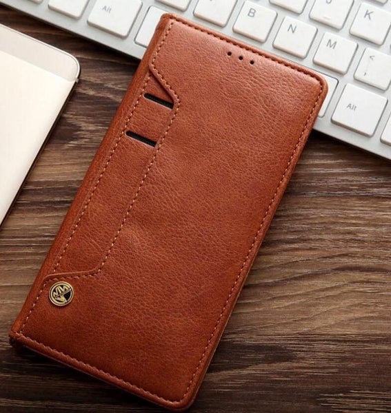 iPhone 6 Plus / 6s Plus slim leather wallet case 6 cards 2 ID magnet Carousel 9