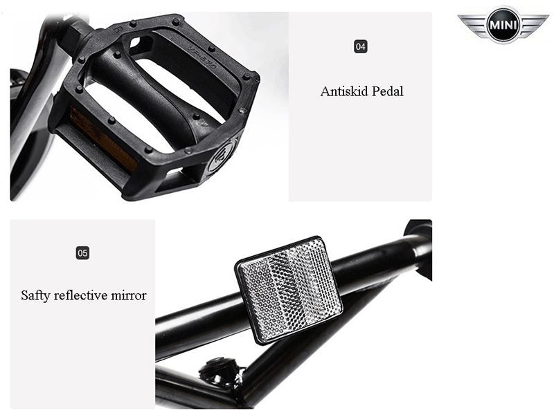 Mini Licensed 16" Teens Exercise Bike - Kids Balance Bike Racing Bicycle Carousel 7