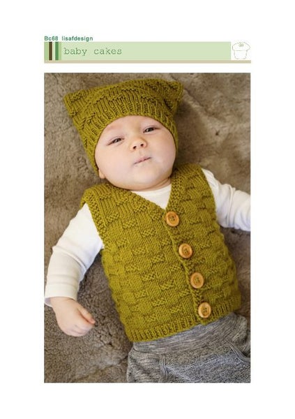 Little Cupcakes - Theodore Vest and Hat - Bc68 Carousel 4
