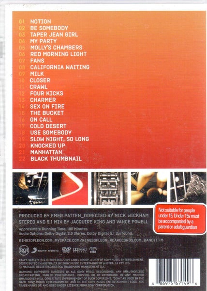 Kings Of Leon - Live at the O2 DVD Carousel 2