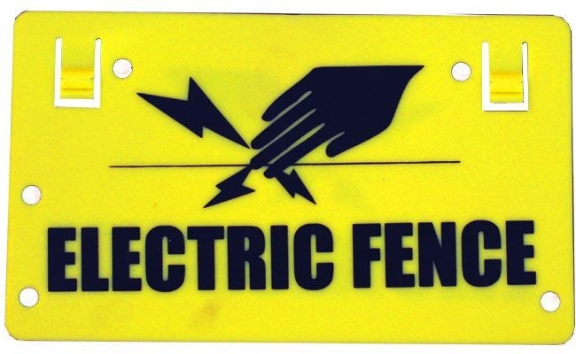 10pcs Fence Warning Signs-- Brand New Carousel 1