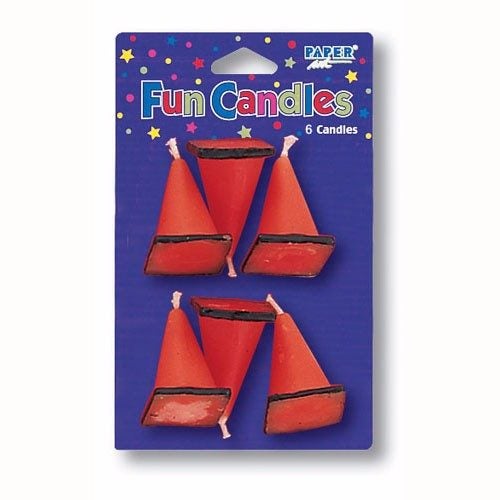 Under Construction Candles Molded Set - Pack of 6 Carousel 1