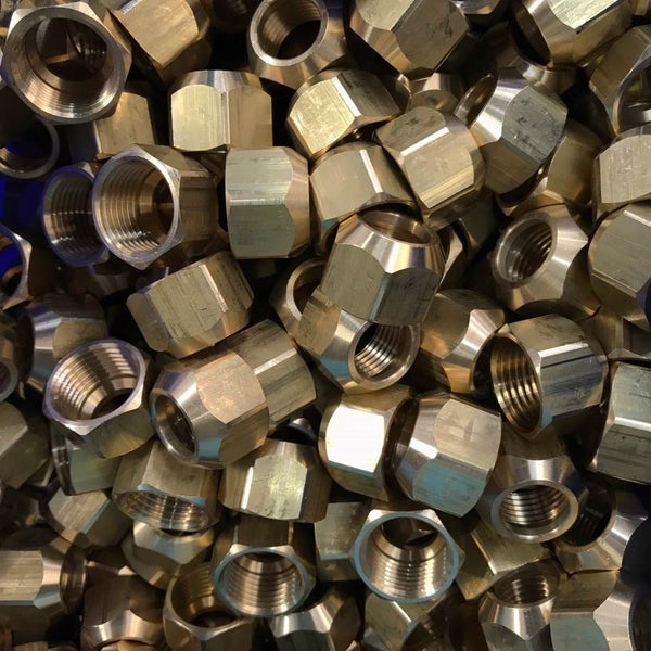 1/2" Brass Crox Nuts X 10pcs Carousel 1