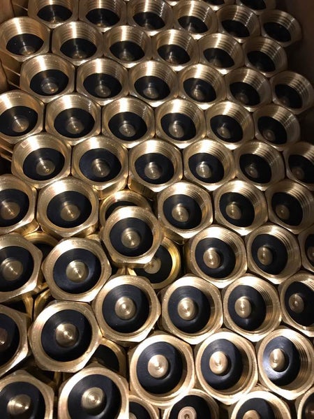 1/2" Brass Female End caps X 10pcs Carousel 1
