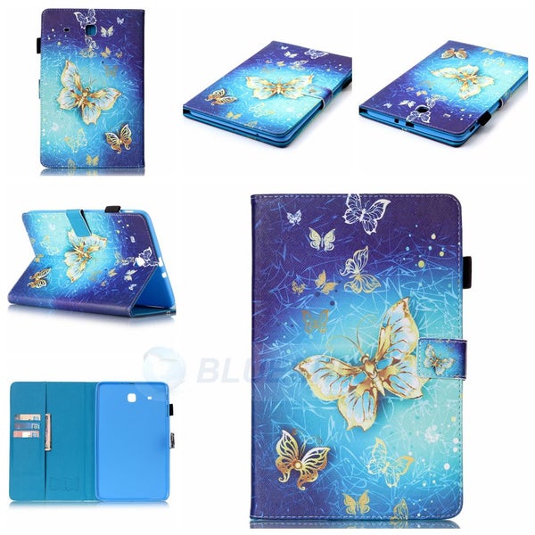Samsung Galaxy Tab E 9.6 T560 T561 Designer Tri Fold Case Carousel 1