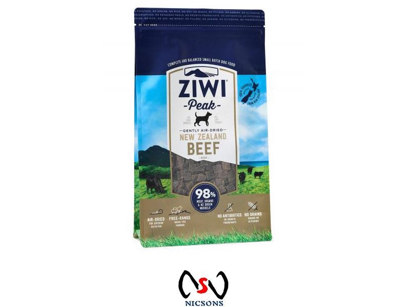 Ziwi Peak Air Dried Beef Dog Food 1kg Carousel 1