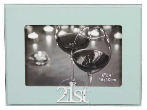 Turquoise 4x6 Photo Frame 21st Carousel 1