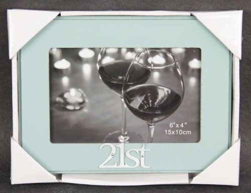 Turquoise 4x6 Photo Frame 21st Carousel 2