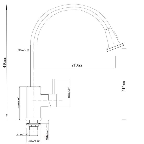 Pulldown Sink Mixer Carousel 13