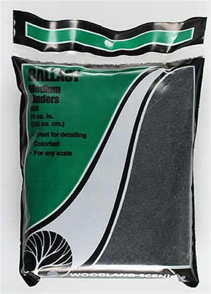 Woodland Scenics B83 Ballast Medium Cinder Carousel 1