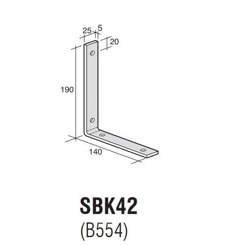 Shelf Bracket SBK42 ( B554 ) Carousel 1