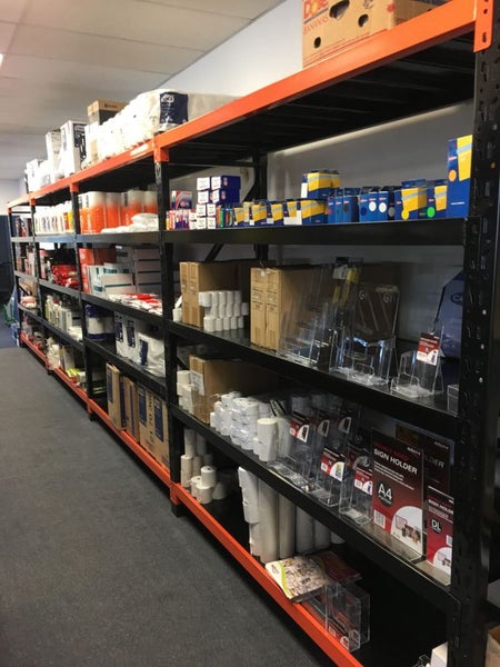 4000KG Black Steel Shelving Racking 8mx 2mx 0.6 Carousel 1