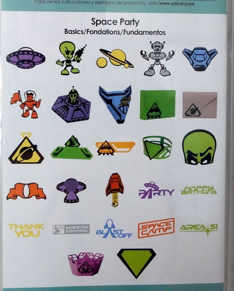 Cricut Cartridge - Space Party - 20-01074 Carousel 3