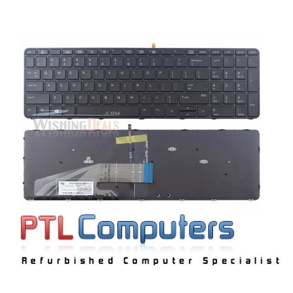 **Free Shipping** HP ProBook 450 455 470 G3 650 G2 Black Back-light Keyboard Carousel 1
