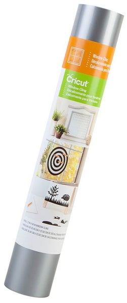 Cricut Vinyl Window Cling Removable 12 inch x 48 inch Silver 20-02678 Carousel 2