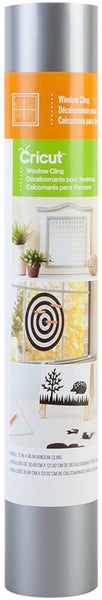 Cricut Vinyl Window Cling Removable 12 inch x 48 inch Silver 20-02678 Carousel 3