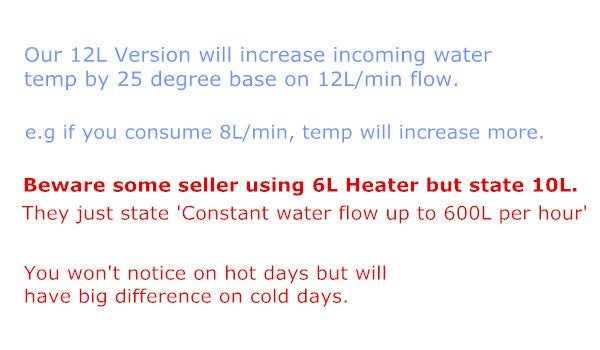Domestic Outdoor 12L LPG Gas Hot Water Heater Califont + 240V Pressure Pump Carousel 7
