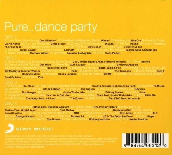 VARIOUS - PURE... DANCE PARTY (4CD) Carousel 2