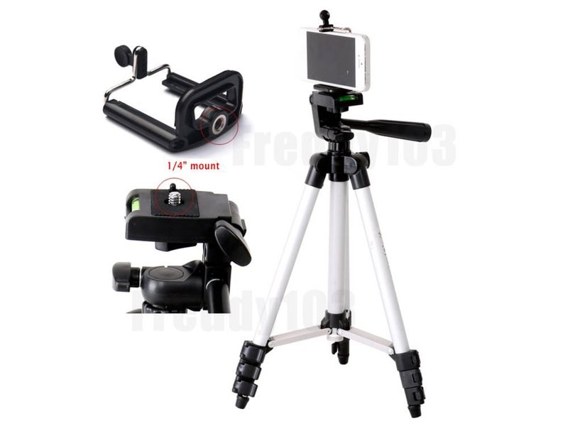 Adjustable Tripod + Phone Bracket + Bluetooth Remote for Smartphones and Cameras62936670271491112