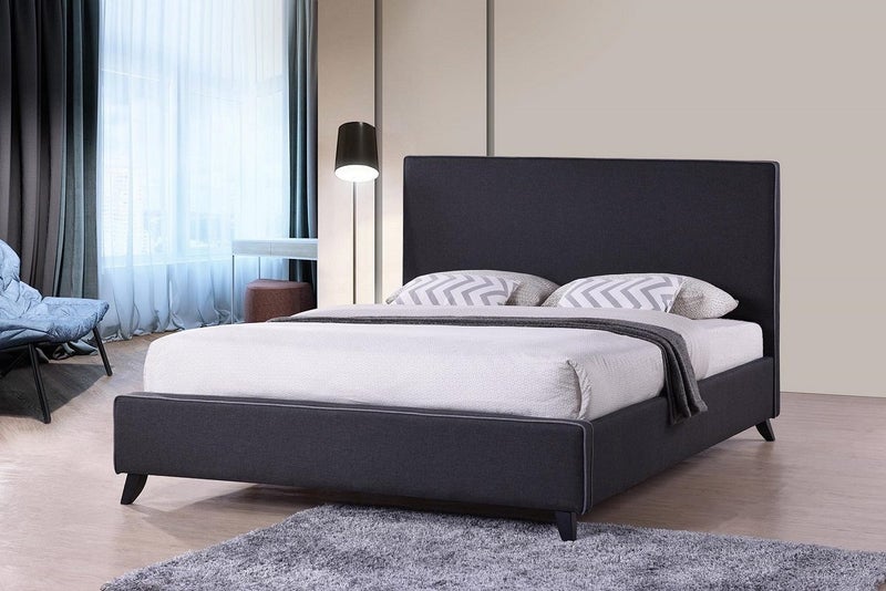 Preston Fabric Bed King Size With Pillow Top Pocket Spring
