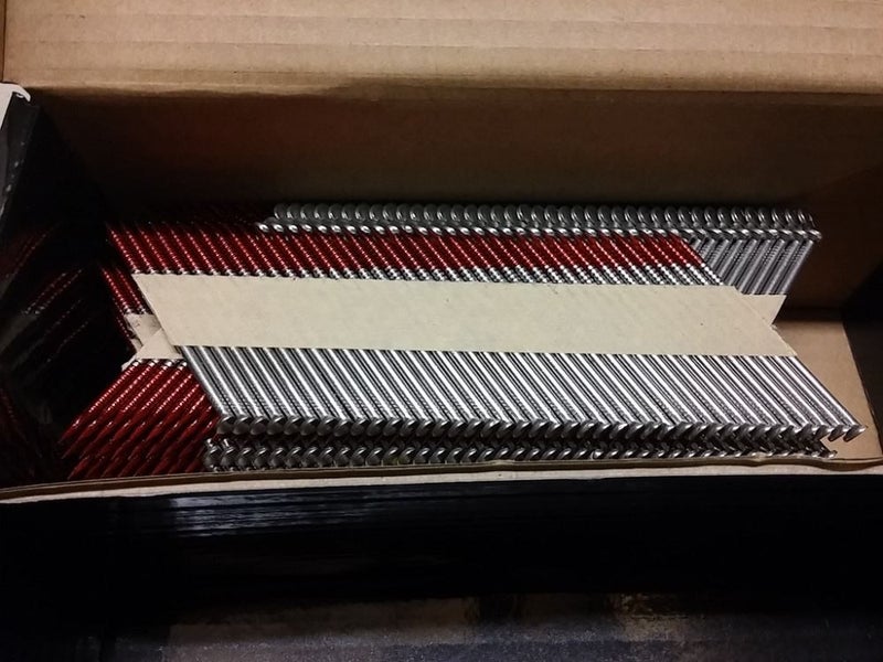 Stainless Steel D Head Gun Nails 65mm Ring Shank & Fuel Carousel 1