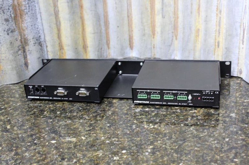 Crestron C2N-VEQ4 Volume Equalizer ST-COM RS232/422 Com & ST-RMK Rack Carousel 4