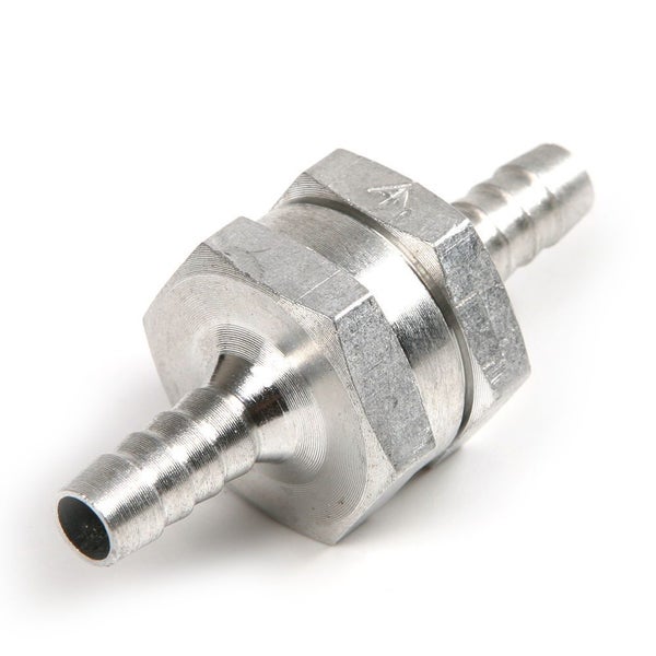 2 X 10MM 3//8/" ONE WAY ALUMINIUM NON RETURN CHECK VALVE PETROL DIESEL OIL WATER