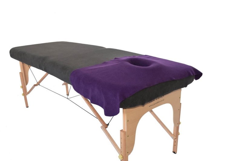 Facehole Drape with insert for Massage Table Carousel 1
