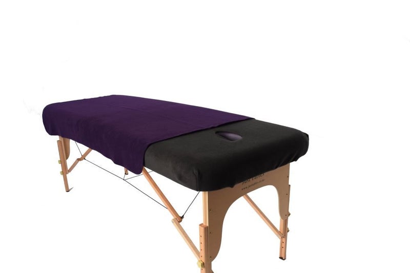 Spa Size Towel In Polar Fleece for Massage Table Carousel 1