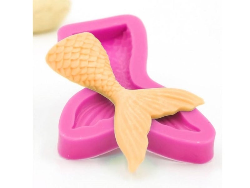 Mermaid Tail + Seashell Mould Cake Decor62934717043585114