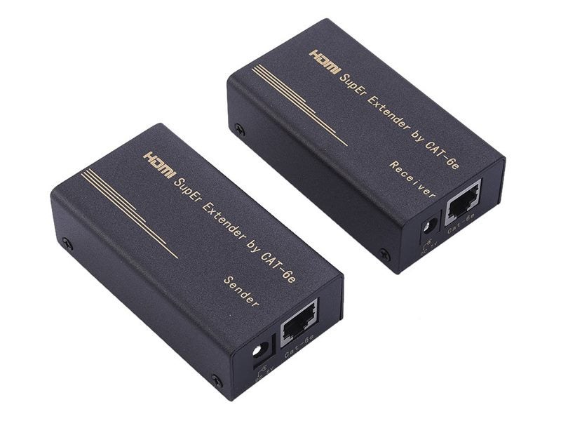 Full HD 1080P HDMI Extender Converter 60M Single Net Cable Video Audio Over CAT6 Carousel 2