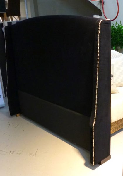 CLEARANCE *55%OFF* Regant Wingback Headboard Dark Grey *King - Floor Stock Carousel 9