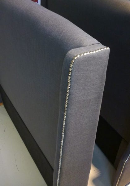 CLEARANCE *55%OFF* Regant Wingback Headboard Dark Grey *King - Floor Stock Carousel 2