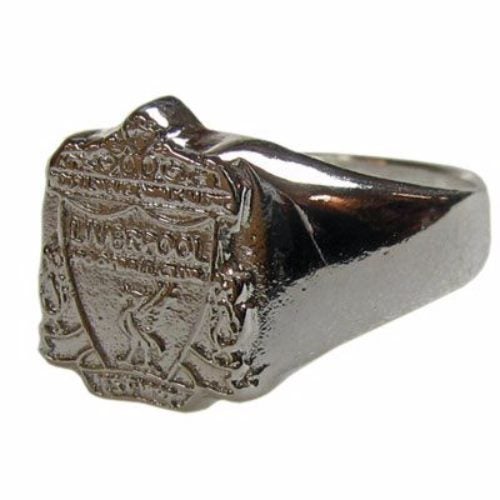 Liverpool F.C. Silver Plated Crest Ring Carousel 1