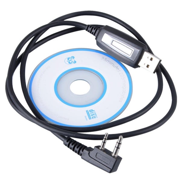 Baofeng UV-5RA Radio Programming USB Cable with Software CD Carousel 2