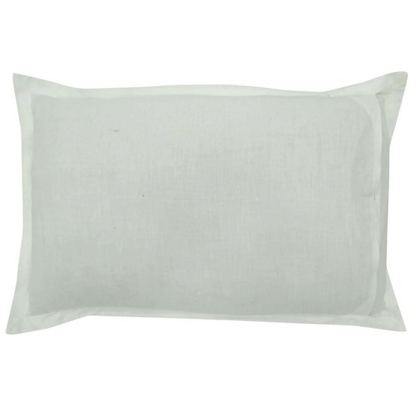 Indian Decorative White Cushion Cover Home Decor Throw Pillow Sham