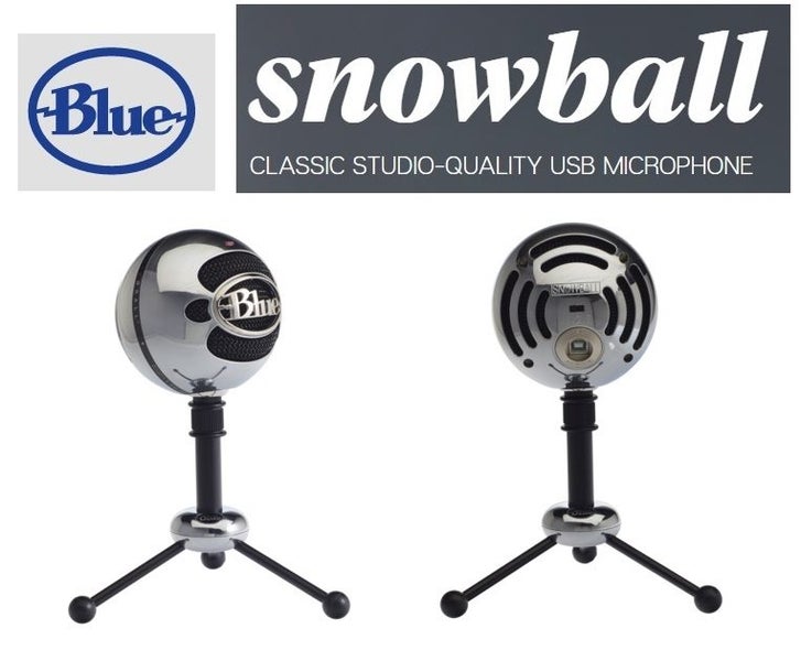 Blue Snowball Professional USB Microphone - Aluminum Carousel 1