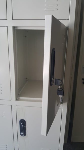 *brand new* 12 bay staff locker--Grey Carousel 3
