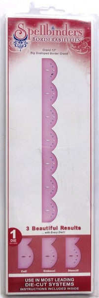 Spellbinders Die Big Scalloped Border Grand - S7-018 Carousel 1