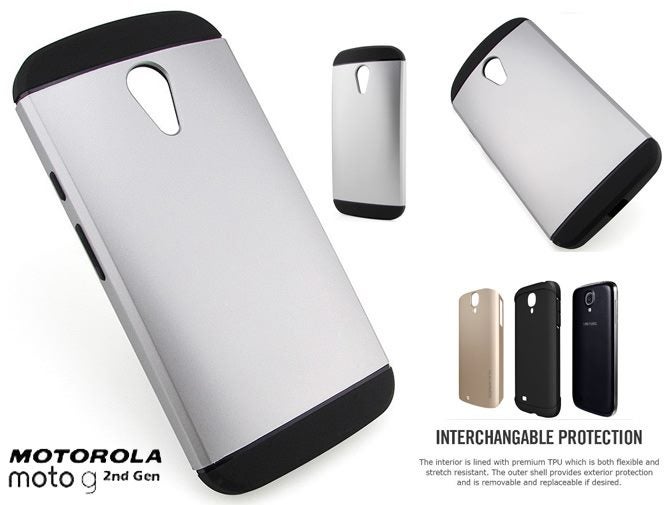 Moto G 2nd Gen G2 Slim Anti-shock hard case+Pen Carousel 1