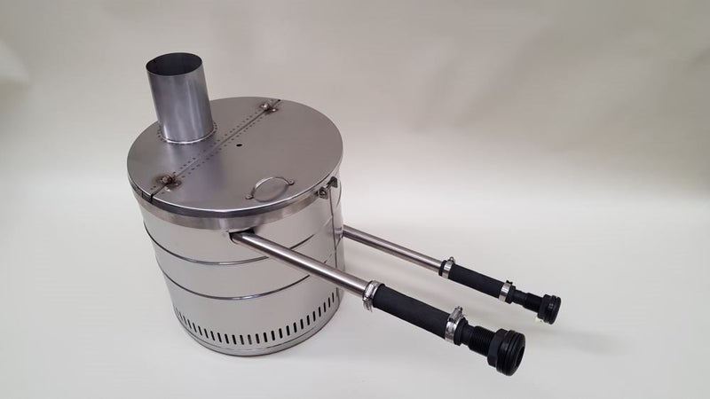 Outdoor Bath Heater Wood Fired Nz Made Coil Type Trade Me
