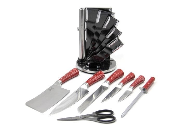 Knife Set Bass B5214 Red Carousel 2