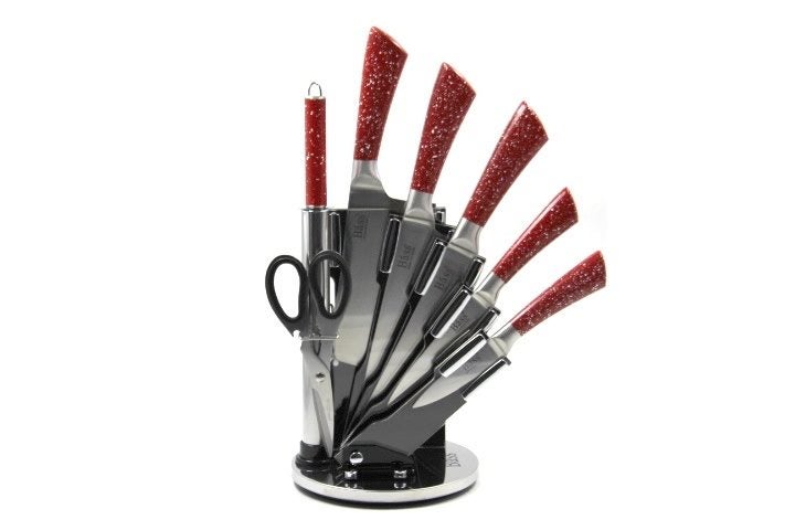 Knife Set Bass B5214 Red Carousel 1